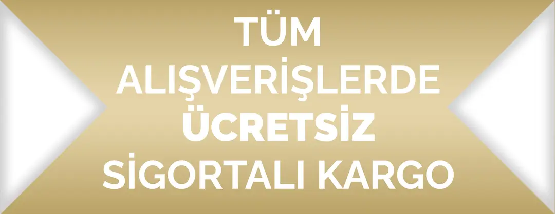 Tüm Alışverişlerde Ücretsiz Sigortalı Kargo